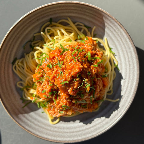 (vegan) Massa Bolonhesa Soja | refrigerado | 1 pax