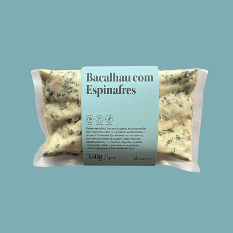 Bacalhau com Espinafres | refrigerado | 1 pax