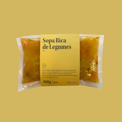 Sopa Rica de Legumes DIET | refrigerado | 2 pax