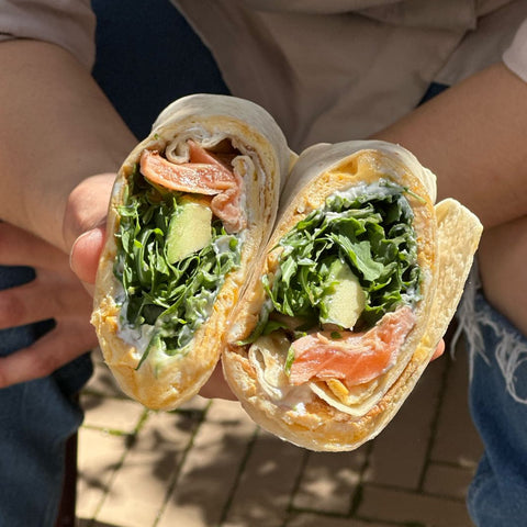 Wrap de Salmão Fumado